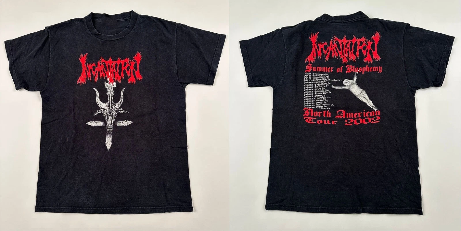 Hot Incantation Summer Of Blasphemy Gift For Fans Men All Size T-Shirt TK65