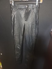 zara trafaluc legging Collection Leather Pants, Size Xs