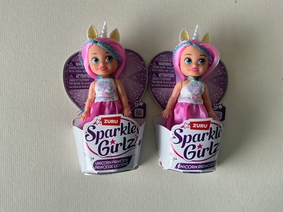 Zuru - Sparkle Girlz Mini Prinzessin Einhorn 11 cm - 2 x NEU
