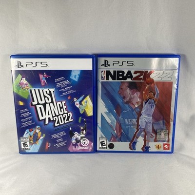 Just Dance 2022 - Sony PlayStation 5 PS5 Game Lot Of 2 With NBA 2K22