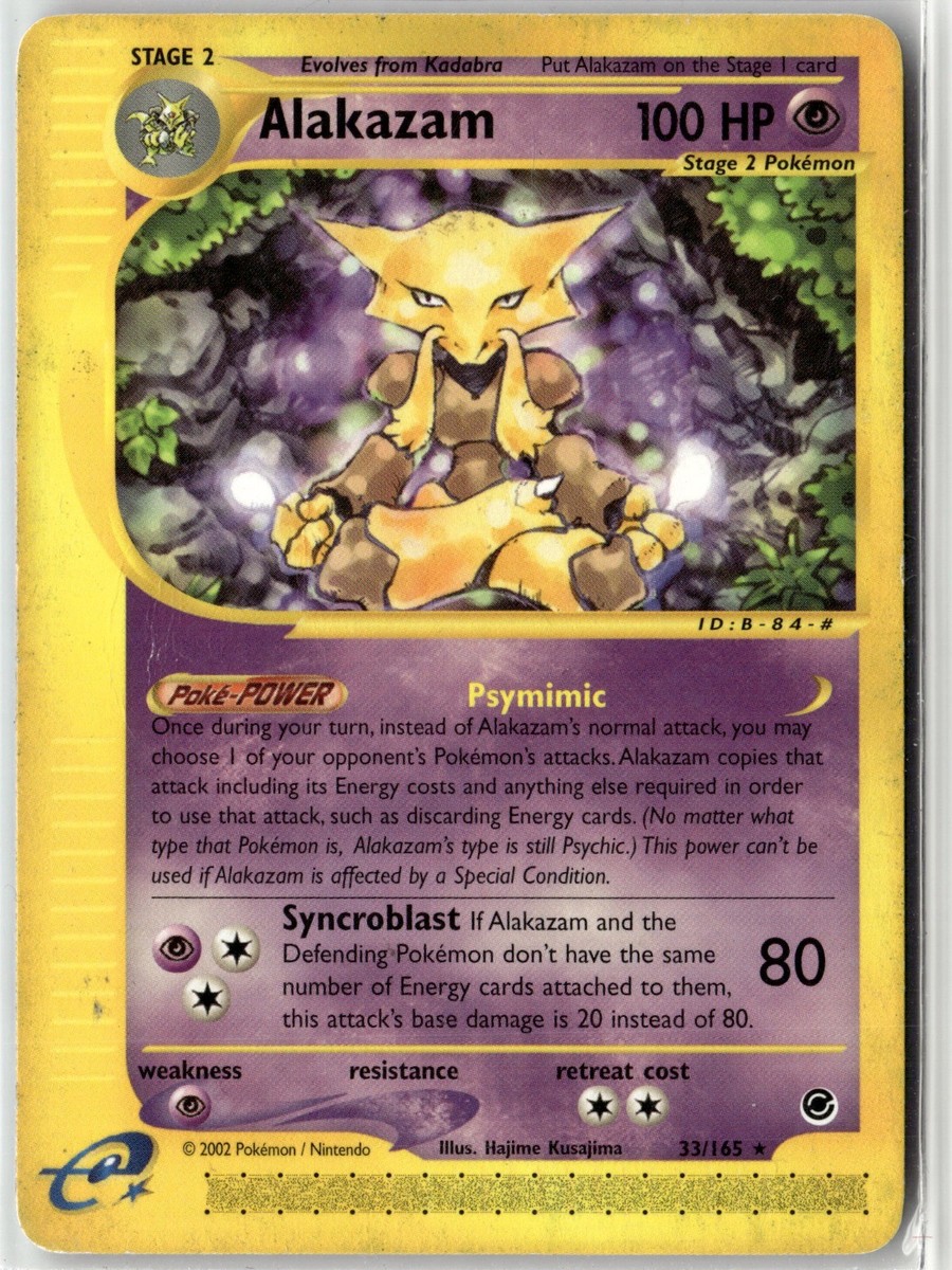Alakazam (33) Rare Expedition 033/165 MP | eBay