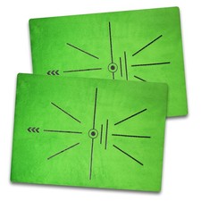 COSPORTIC Golf Hitting Mat  Golf Training Mat for Swing Path Feedback/Detect...