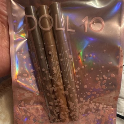 Doll 10 T.C.E Easy Eyes Shadow Liner Wand Trio Palette Cocoa Sand Bronze