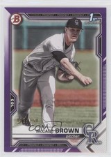 2021 Bowman Draft Purple /250 McCade Brown #BD-59 h3a