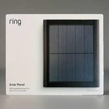 Ring 4W 2nd Generation Solar Panel for Select Ring Security Cameras Black - New