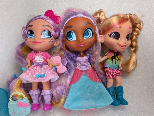 Hairdorables 5" Dolls - Hello Kitty, Wild Kat, Queen Willow Lot of 3 Just Play