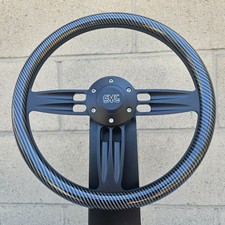 14 Black Double Barrel Wheel Hydro Dipped Striped Carbon Fiber Wrap Gmc Horn