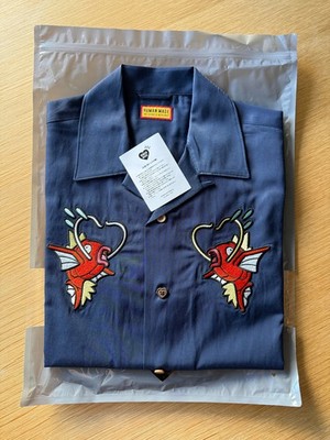 Human Made x Pokemon Limited Edition Aloha Shirt Magikarp Navy M