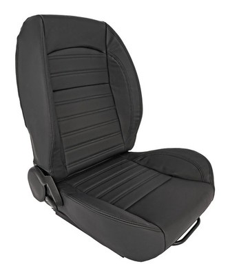 JEGS Retro Low Back Reclining Bucket Seat without Headrest, Right/Passenger