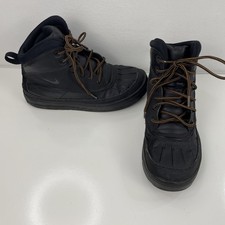Nike 524872-004 Woodside 2 ACG Black Lace Up Mid Boots Shoes Size Youth 6.5 Y