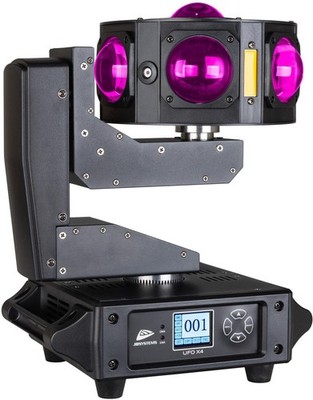 JB-Systems UFO X4 Moving Head Light Effekt RGBW LED Lichtleiste DMX Laser Strobe