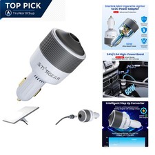 Starlink Mini Car Adapter 12V to 24V DC Step Up Converter 60W with Cigarette ...
