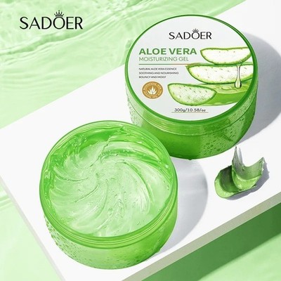 2 Stück Aloe Vera Gel mit Vitamin C & Kollagen Feuchtigkeitscreme für...