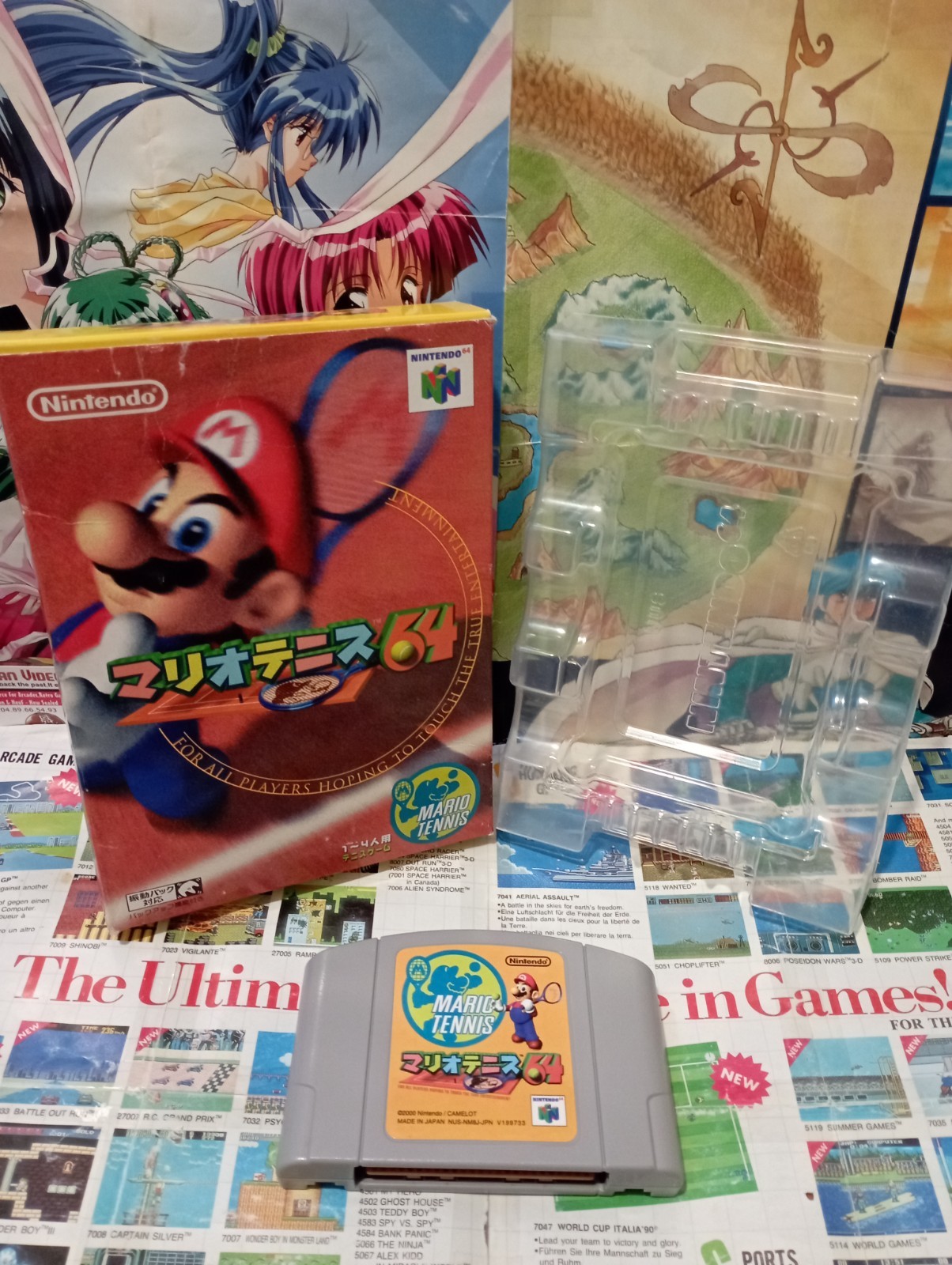 Nintendo 64 N64: Mario Tennis 64 [TOP CAMELOT ✅ 1ERE EDITION] Jap