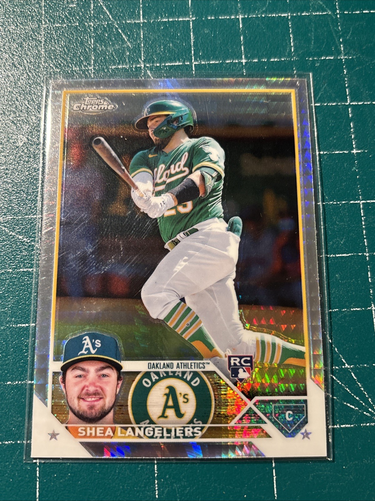 2023 Topps Chrome Pulsar #175 Shea Langeliers Rc 