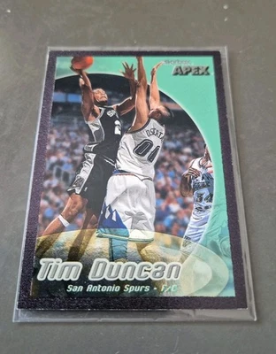 TIM DUNCAN NBA CARD FLEER APEX 1999-00 # 136 SAN ANTONIO SPURS - Bild 1 von 4