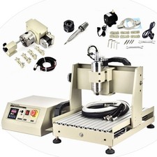 4 Axis CNC 3040 Router Engraving Milling Machine 800W Metal Wood
