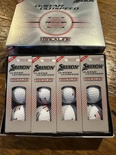 Brand New Srixon Q-Star Ultispeed Trackline Golf Balls White No Logos 3 Dozen