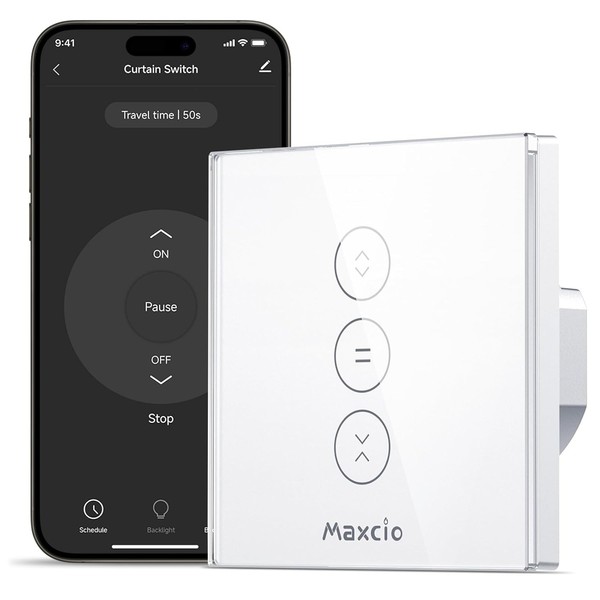 Smart Rolladen Zeitschaltuhr Maxcio Wlan Jalousien Vorhang Schalter Alexa Google-image