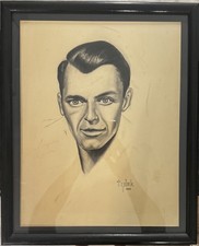 Frank Sinatra Original Drawing Autograph 1960 Tylek PSA/DNA Authenticated Letter