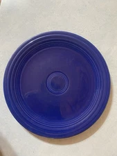 Vintage Homer Laughlin Dinner Plate In Blue 9 1/2 Inches Wide