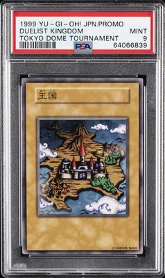 1999 YU-GI-OH! JPN PROMO TOKYO DOME TOURNAMENT DUELIST KINGDOM PSA