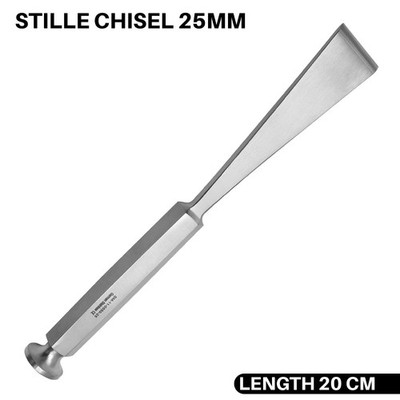 Stille Chisel 25 mm Blade Tip 20 cm Stainless Steel Orthopedic Instrument German