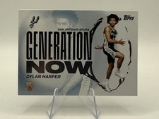 2025-26 Topps Flagship Dylan Harper Generation Now Rookie Card Spurs #GN-2