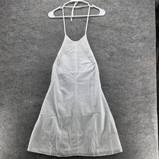 Miss Selfridge Dress Womens 8 Embroidered Halter Midi Summer Floral ASOS