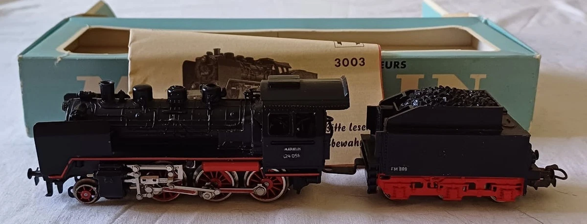 TRAINS FLEISCHMANN Échelle "Ho" Locomotive Vapeur 030 Fonctionne Bien
