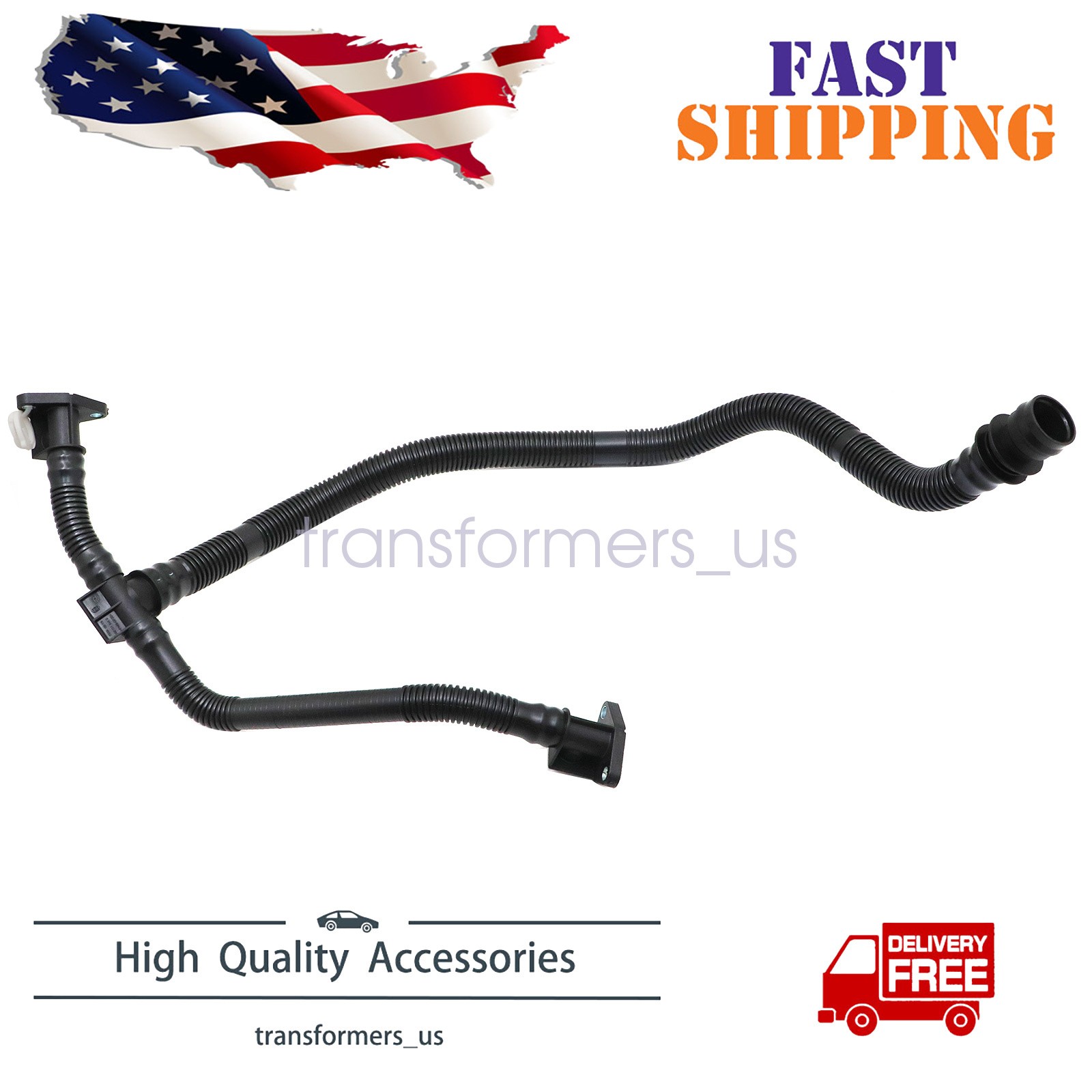 for Audi A4-A7 Q5 Q7 S4-S6 2012-17 Secondary Air Injection Pump Hose 06E131143AJ