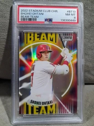 Shohei Ohtani 2022 Stadium Club Beam Team PSA 8