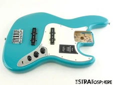 Fender Player II Jazz Bass LOADED BODY, Bass Guitar Alnico 5 Aquatone Blue