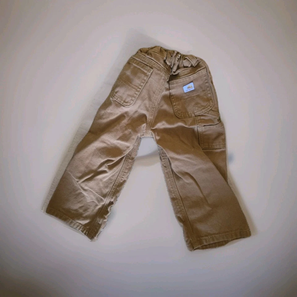 Carhartt Baby/Toddler Utility Work Pants/ Size 2T/ Brown/Adjustable/ SEE DESC. - Image 2 of 4