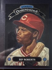 1993 Donruss Diamond Kings #DK-11 Bip Roberts - Cincinnati Reds