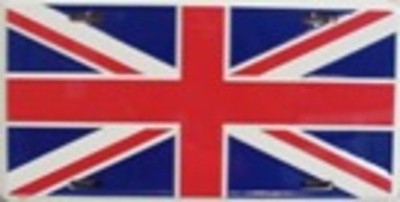 Great Britain Flag License Plate (Union Jack) - 477