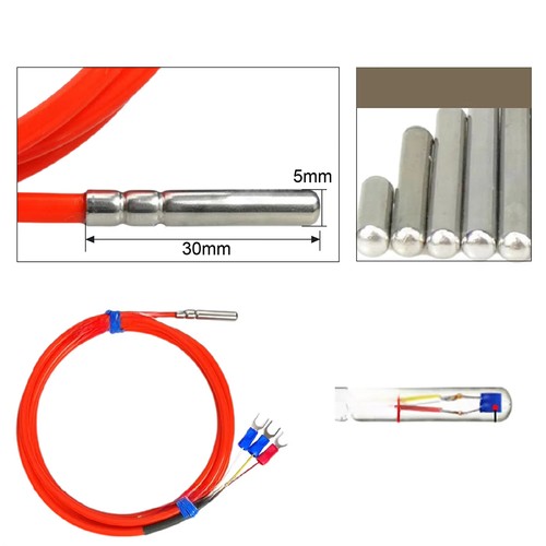 Thermocouple Probe Sensor Temperaturfühler-Sonden PT 100 Temperaturfühler NEU - Bild 3 von 5