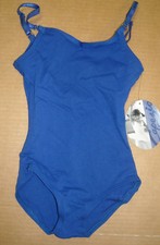 ROYAL BLUE CAPEZIO CAMISOLE LEOTARD Adjustable Strap Child Sizes 1420C