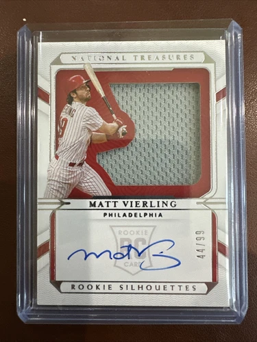 2022 National Treasures Rookie Silhouettes RPA #44/99 - Matt Vierling RC - Phill