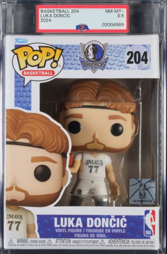 その他 Funko PSA Auto NBA Luka Doncic NBA LUKA DONCIC HAND SIGNED ENCAPSULATED FUNKO POP TOY #60