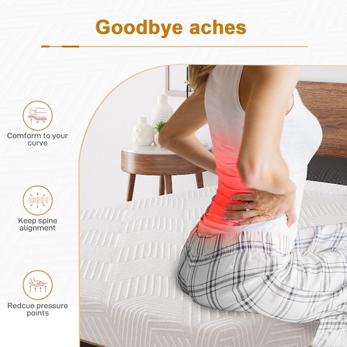 Duchess Queen Double King Single Bed Mattress Cool Gel Memory Foam No Spring - Picture 6 of 16