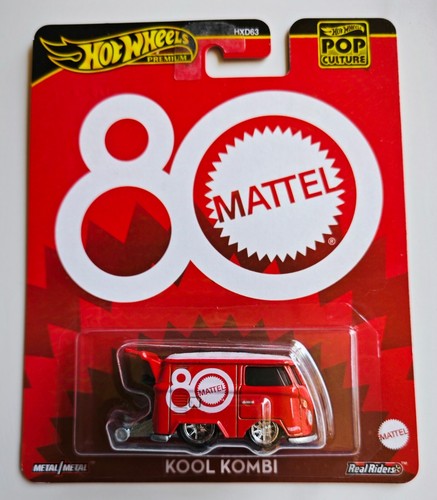 HOT WHEELS '24 POP CULTURE KOOL KOMBI MATTEL 80 YEARS + CUSTOM MADE ACRYLIC CASE - Picture 2 of 5