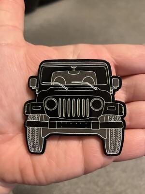Kühltafel groß Magnet Jeep Auto Spaß Geschenk