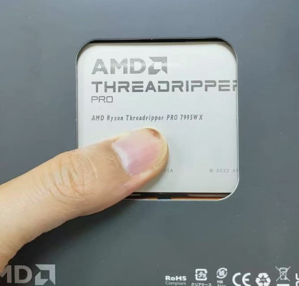 AMD Ryzen Threadripper PRO 7995WX CPU processor 2.50-5.15GHz 96C 192T ...