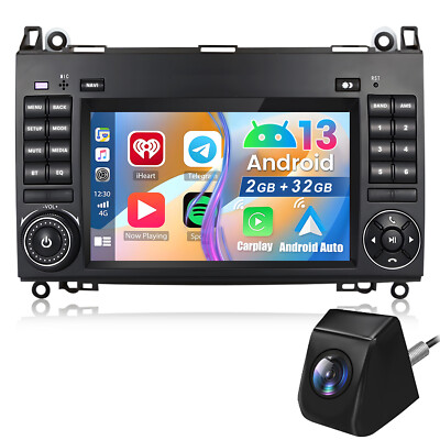 32GB Android 13 Autoradio GPS Mercedes BENZ A/B-Klasse Sprinter Viano VW Crafter