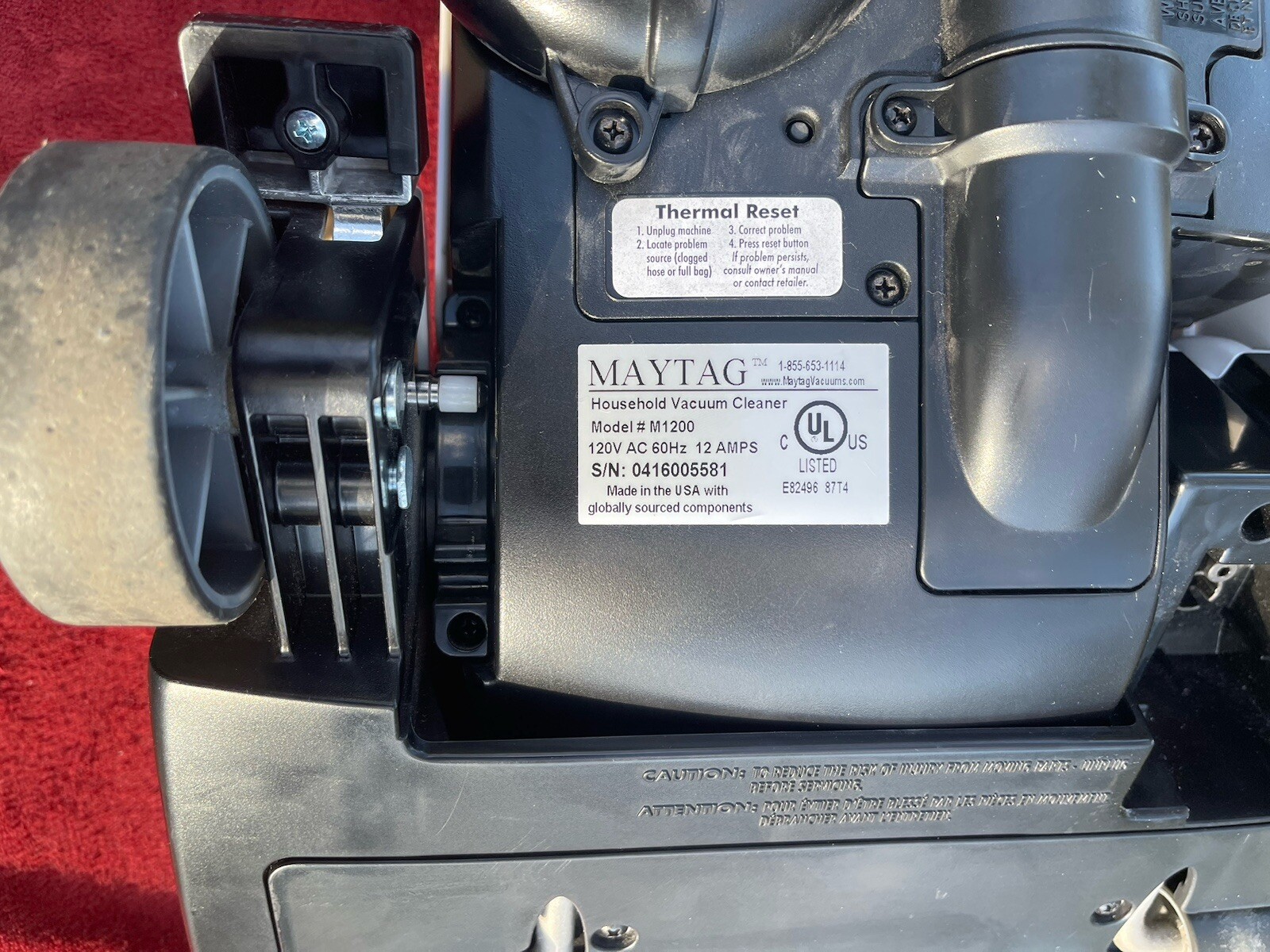 Maytag Upright Vacuum Cleaner Model M1200. GREAT CONDITION. eBay