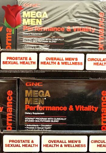 GNC Mega Men Performance & Vitality Dietary Supplement Pack - 30 Pack 5 in1, A++ - Picture 2 of 5