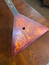 VTG Balalaika-Musical string folk instrument -Ukraine independence from Russian