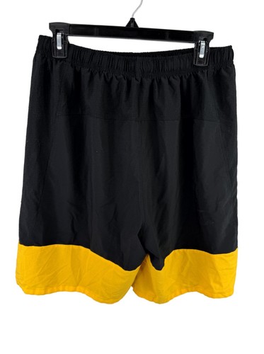 Men’s Nike Flex On Field Iowa HAWKEYES Black Gold Shorts - 3 Different Sizes - Picture 2 of 6