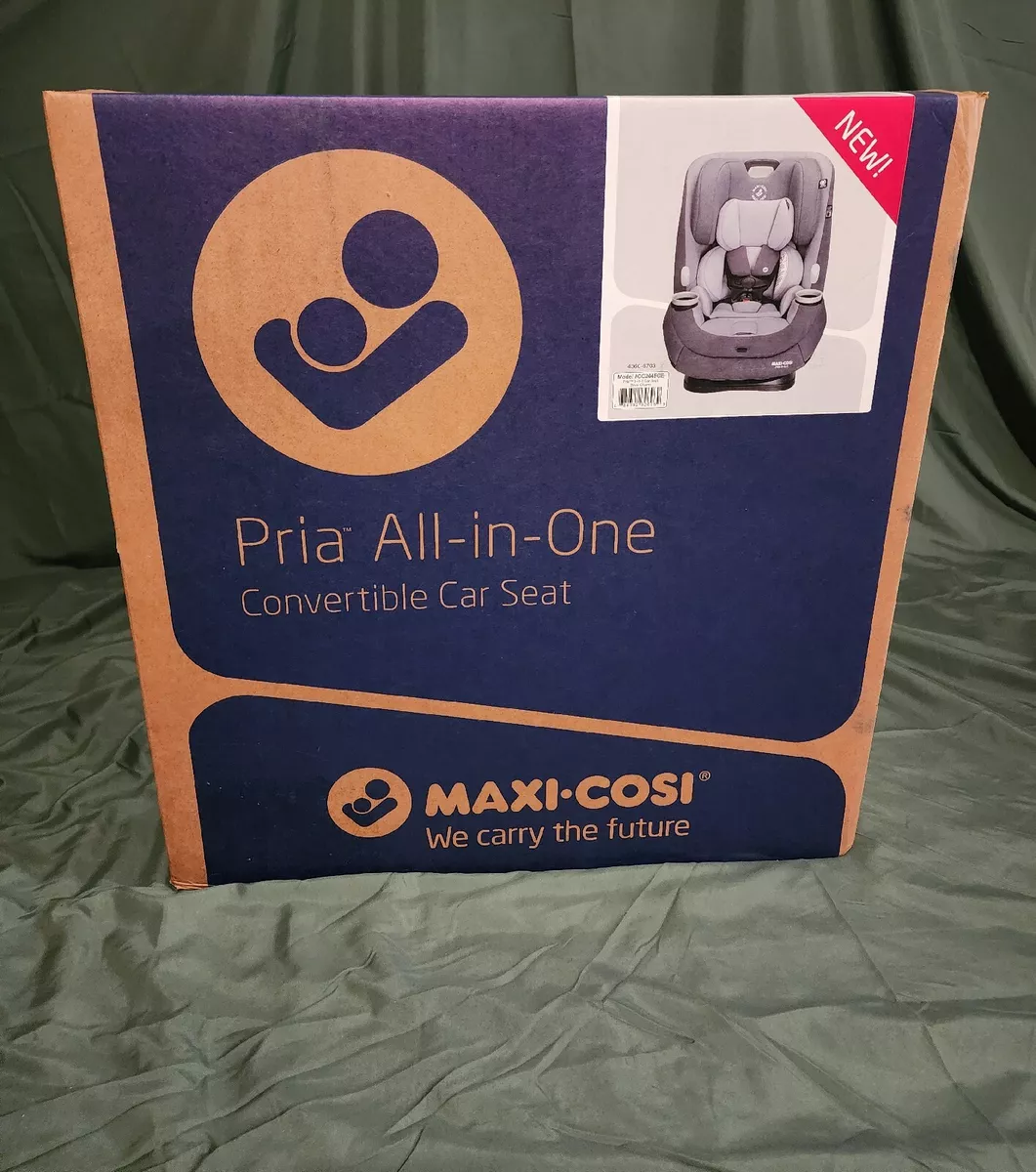 Maxi-Cosi Pria All-in-One Convertible Car Seat, All-in-One Seating System:  Rear-Facing, from 4-40 pounds; Forward-Facing to 65 pounds; and up to 100